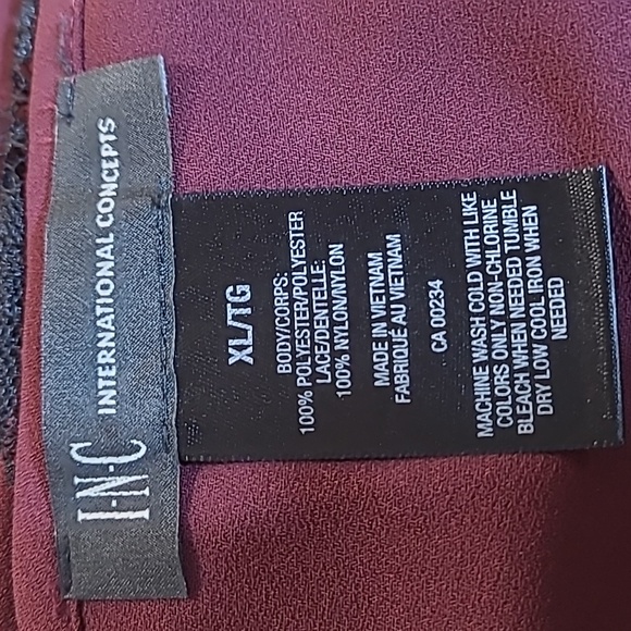 INC International Concpts Lacy Tank Top - Picture 7 of 7